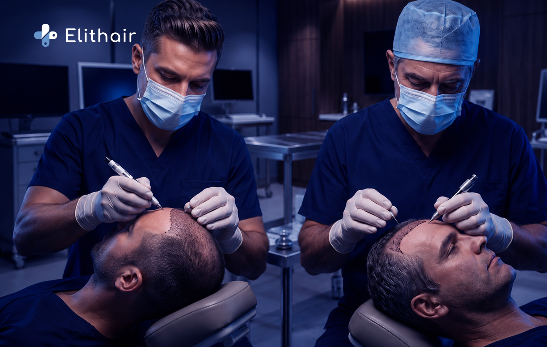 كيف تتم عملية زراعة الشعر باستخدام تقنية DHI لزراعة الشعر