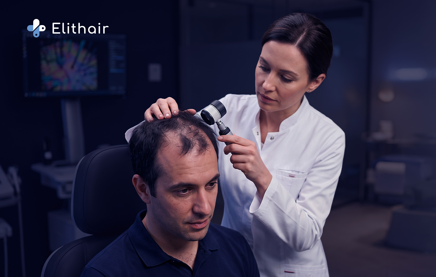 تجارب زراعة الشعر في مشفى اليت هير