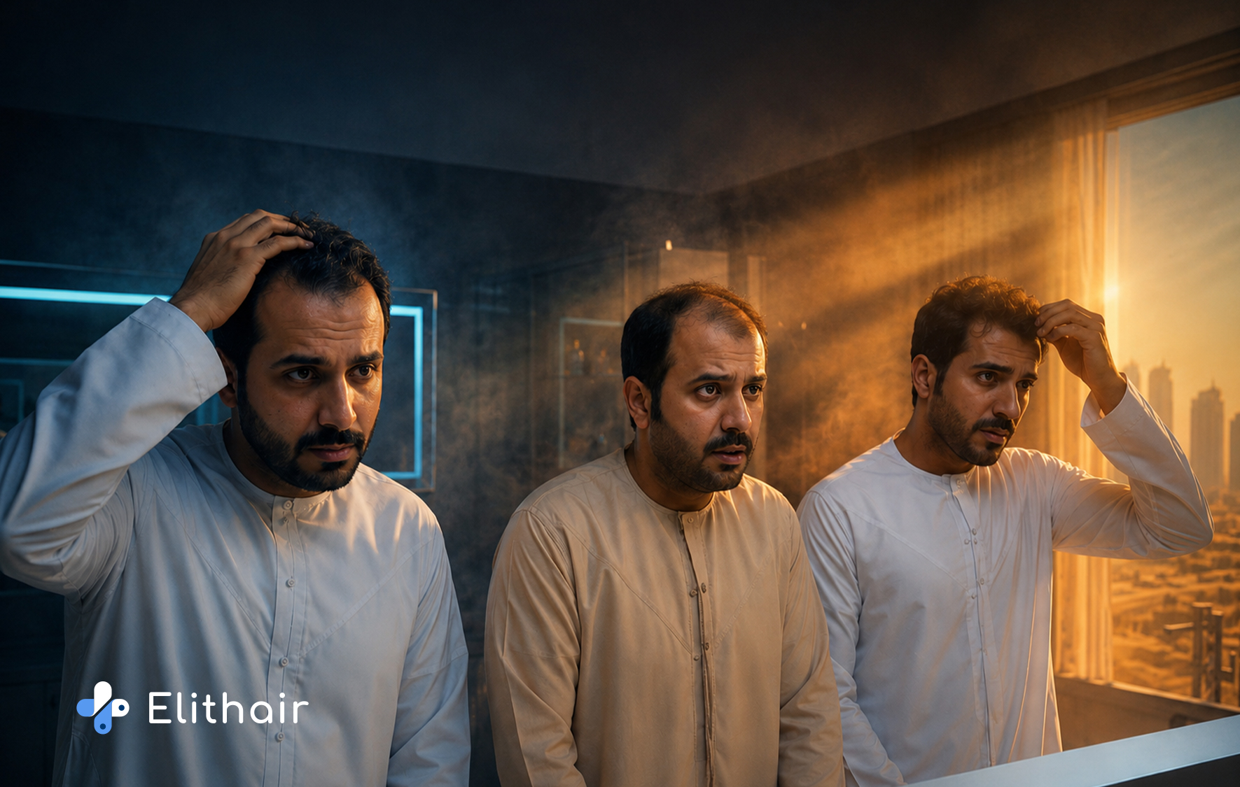 أشهر مشاكل الشعر لدى الرجال في الخليج - مركز اليت هير لزراعة الشعر