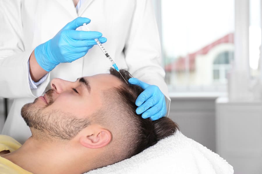 il trattamento prp stimola la crescita dei capelli trapiantati