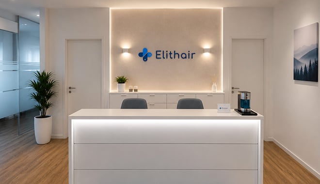 Lobby do centro PRP da Elithair em Munique
