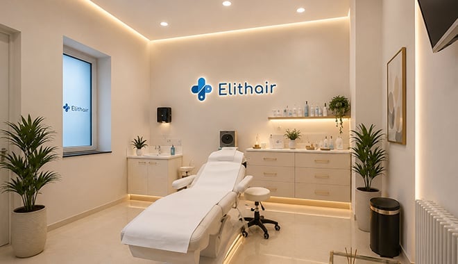 Elithair PRP tedavi odası, Frankfurt şubesi