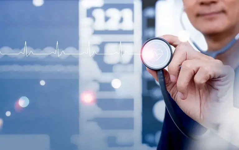 doctor holding a stethoscope