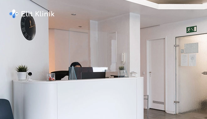 Lobby of the Elithair location in Düsseldorf