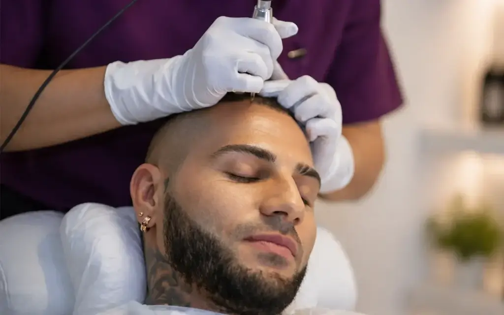 Hair pigmentation treatment of Ricardo Quaresma showing a fuller scalp appearance with natural-looking density enhancement