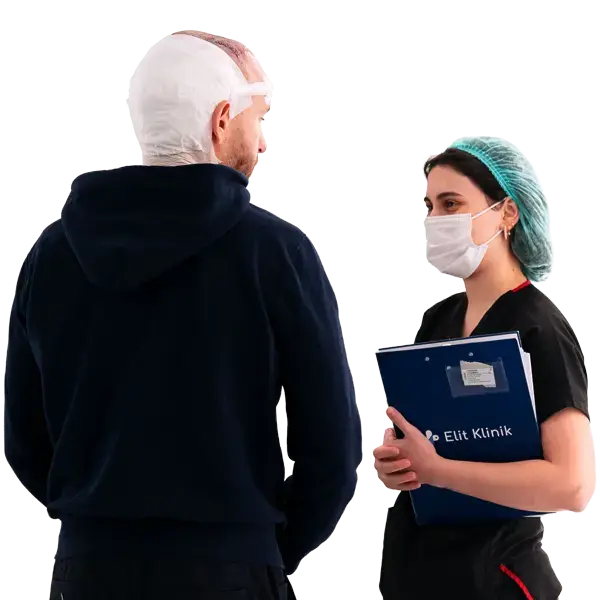 Hair transplant aftercare process showing post-treatment instructions and recovery steps for optimal healing and results
