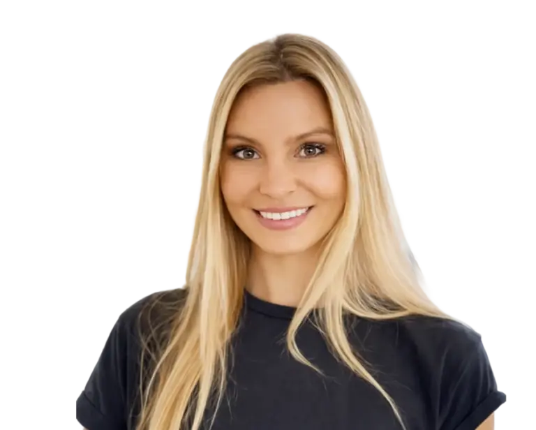 The image shows the after result of a hair transplant for women