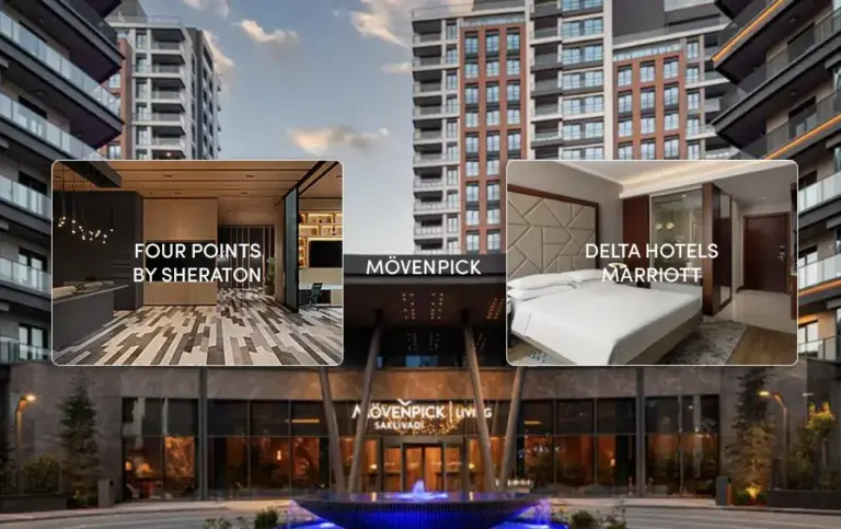 The 3 partner hotels of the Elithair clinic in Istanbul, near Elitklinik