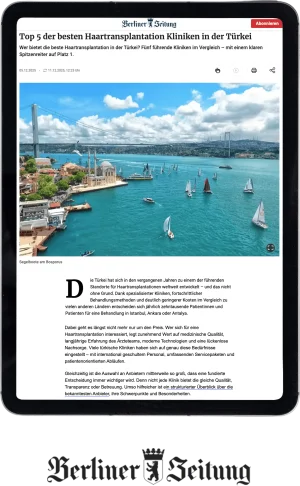 Articolo su Elithair sulla Berliner Zeitung