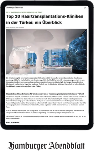 Articolo su Elithair nel Hamburger Abendblatt