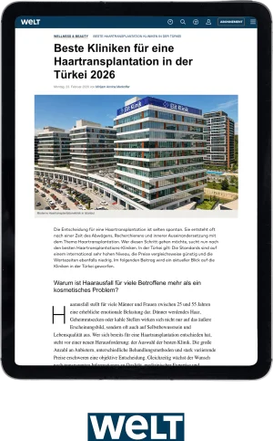 Articolo su Elithair su Die Welt